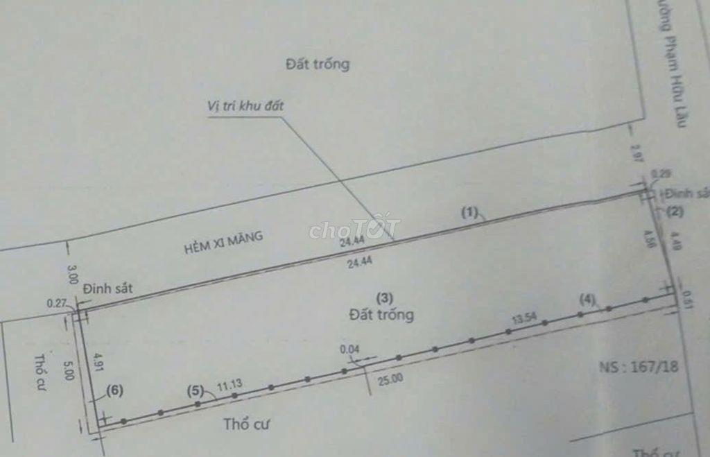 Đất hai mặt tiền, HXH. Đường Phạm Hữu Lầu Q7, DT 118m2. Giá 8.X tỷ