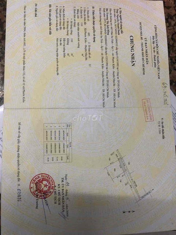 cần bán dậy 6 phòng tron