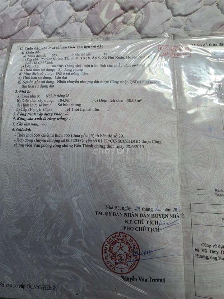 nhà chính chủ