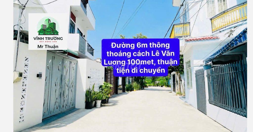 CHỈ HƠN 26tr/m2 CHO LÔ ĐẤT 170M2-LÊ VĂN LƯƠNG-NGANG 7M- GIÁ CHỈ 4,5 TỶ