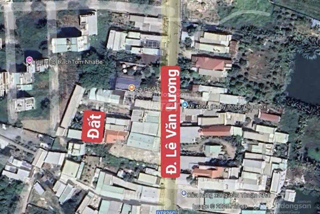 BÁN ĐẤT 90M2 -ĐÃ CÓ GPXD-RẠCH TÔM- LÊ VĂN LƯƠNG- GIÁ 2,65 Tỷ