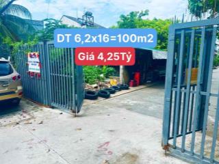 BÁN ĐẤT 2 MT ĐƯỜNG 6M-NGANG 6,2M-CÁCH LÊ VĂN LƯƠNG 100- GIÁ 4,1 TỶ