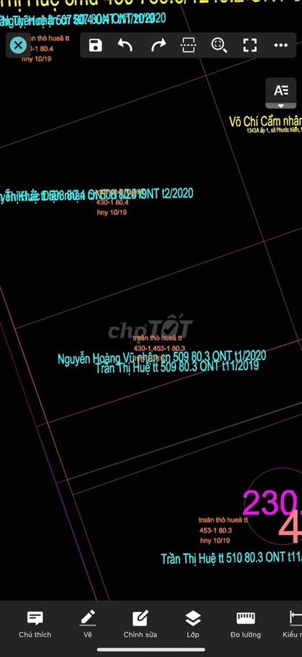 kệt tiền bán lô đất nền nguyễn bình, hẻm xe hơi khu dân cư ven sông