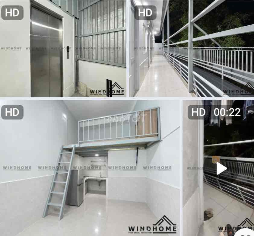 PHÒNG GÁC BAN CÔNG MẶT TIỀN HUỲNH TẤN PHÁT GÁC CAO GẦN KCX UFM Q4 PMH