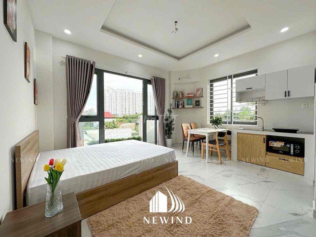 Căn hộ 30m2 ban công view cực rộng, thoáng.