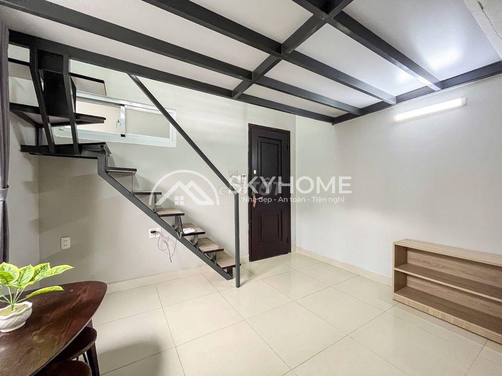 Cho thuê phòng gác cao nhận xe điện nhận thú cưng phù hợp ở 3-4 người.