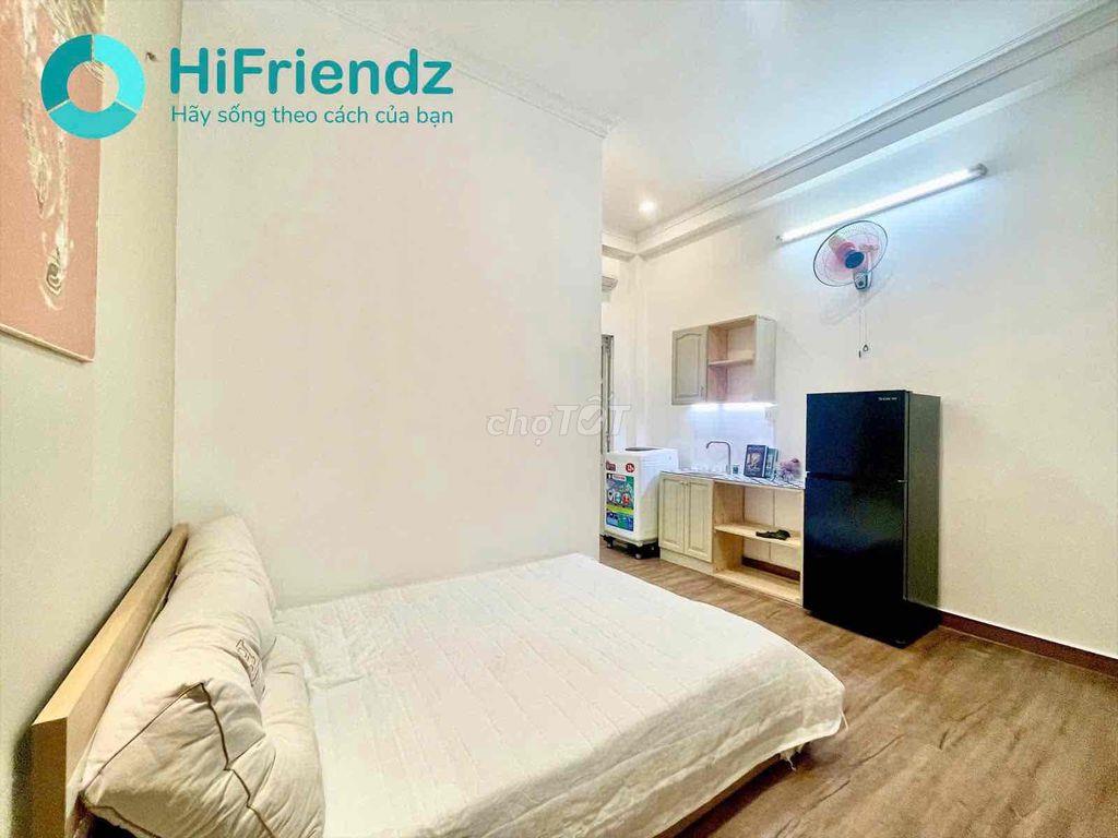 STUDIO FULL NỘI THẤT , MÁY GIẶC RIÊNG , BANCOL THOÁNG, GẦN CV GIA DINH
