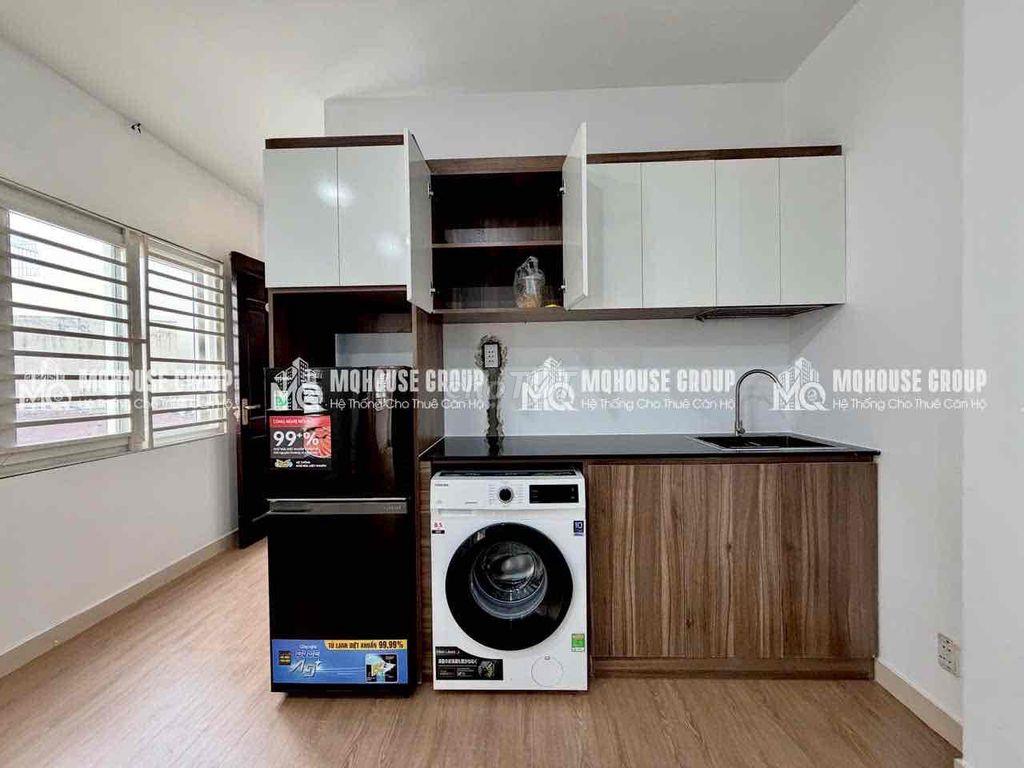 🔥CĂN HỘ 1PN-1PK 50m2 BAN CÔNG TÁCH BẾP MÁY GIẶT RIÊNG FULL NỘI THẤT