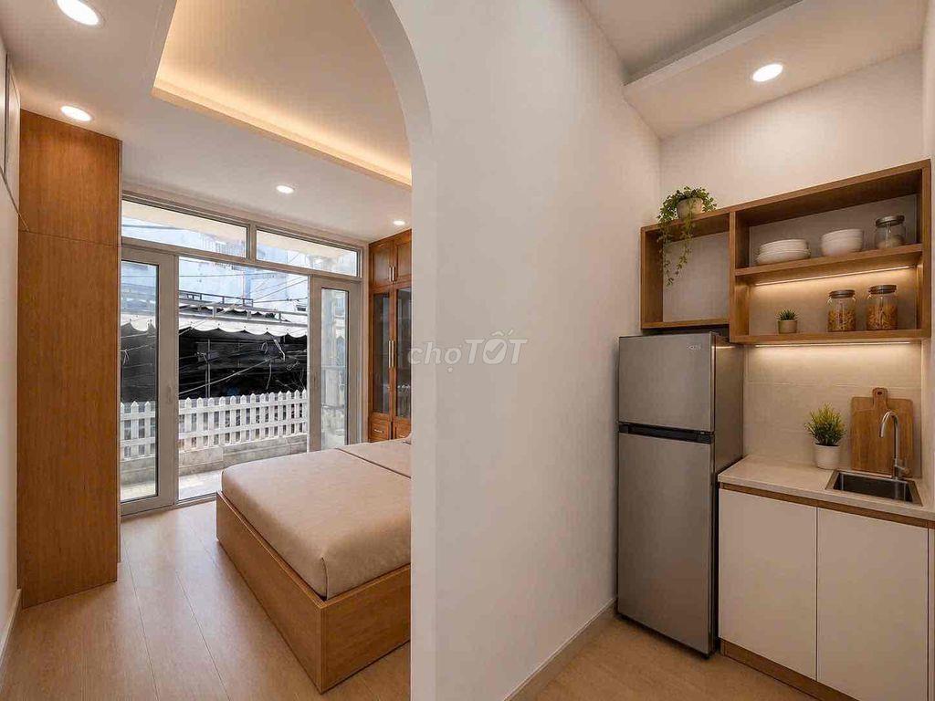 KHAI TRƯƠNG 10 PHÒNG STUDIO BAN CÔNG TÁCH BẾP FULL NỘI THÂT - CẦU KIỆU
