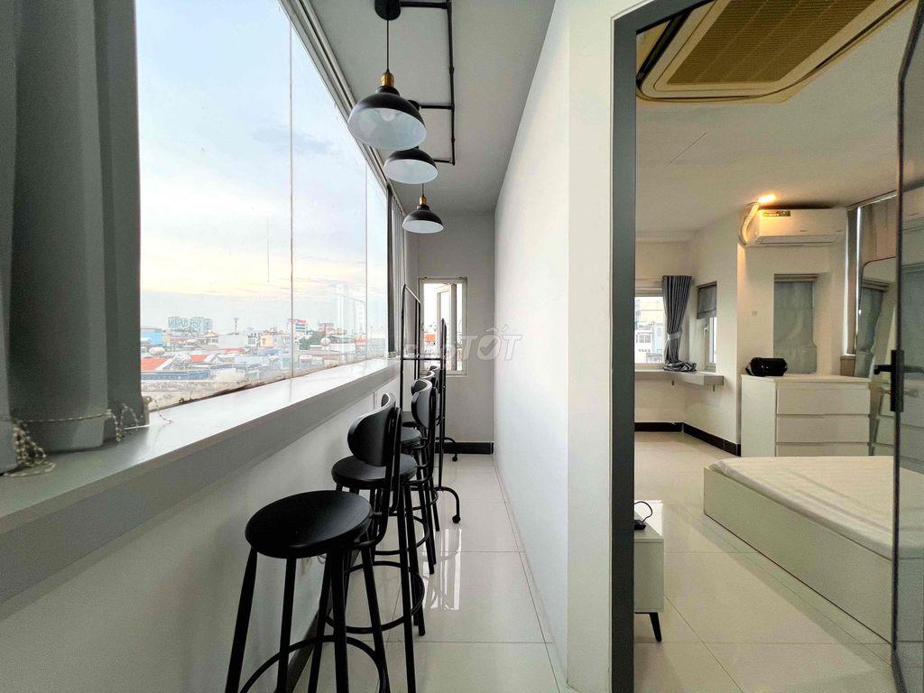 CĂN HỘ 1PN , 1PK 40m2  - FULL NT , VIEW CHILL , GẦN SÂN BAY