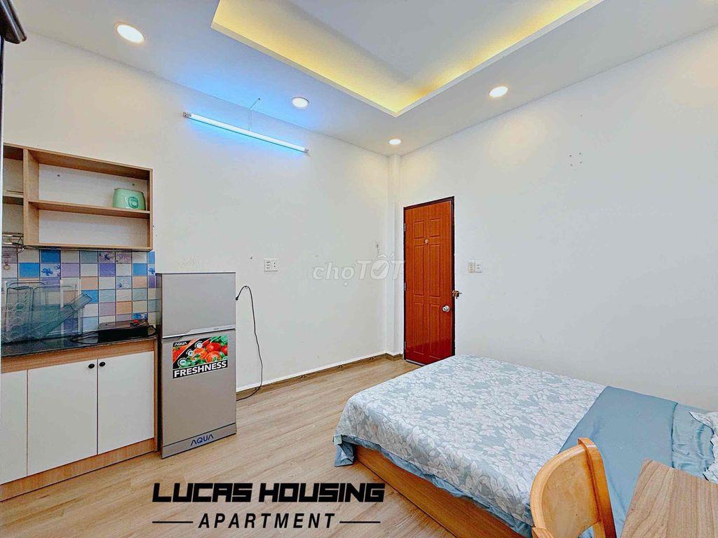 PHÒNG BAN CÔNG 35m2, FULL NT MÁY GIẶT RIÊNG , GẦN NGUYỄN VĂN TRỖI