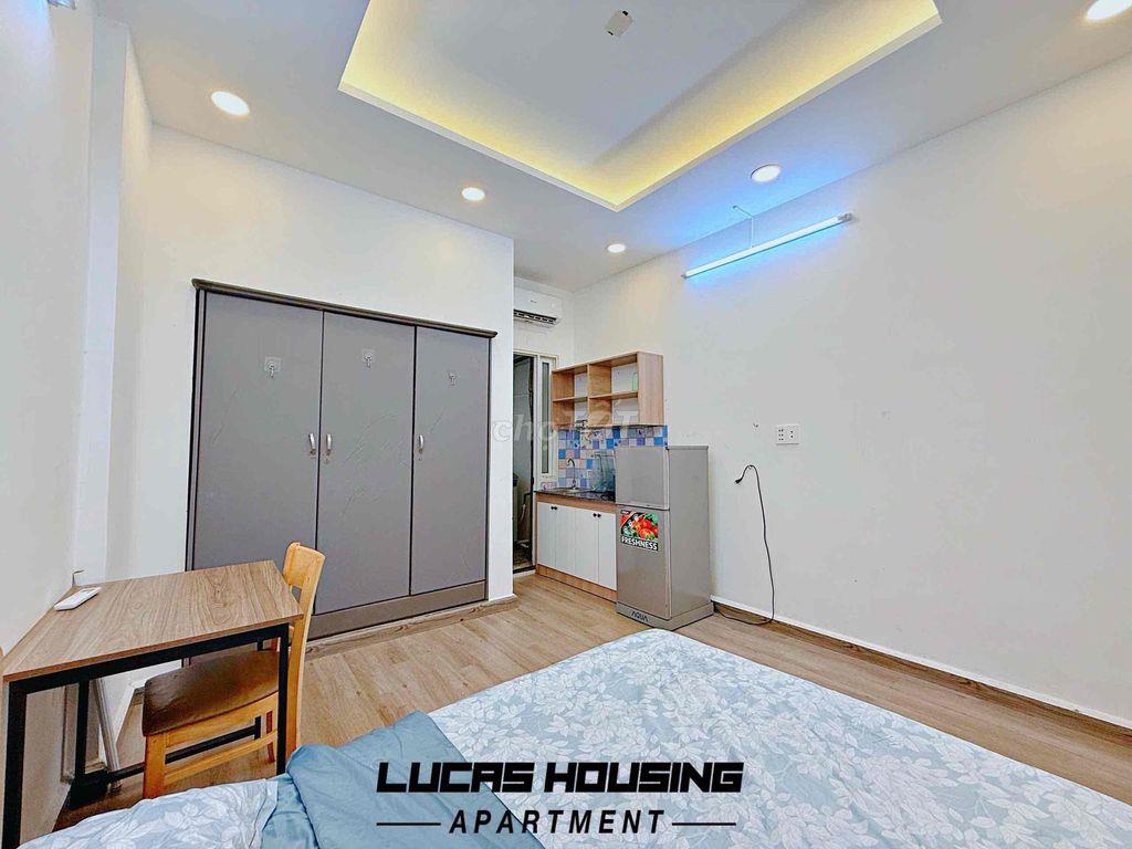 PHÒNG BAN CÔNG 35m2, FULL NT MÁY GIẶT RIÊNG , GẦN NGUYỄN VĂN TRỖI