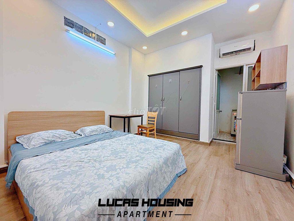 PHÒNG BAN CÔNG 35m2, FULL NT MÁY GIẶT RIÊNG , GẦN NGUYỄN VĂN TRỖI