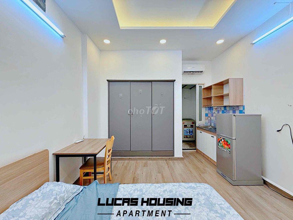 PHÒNG BAN CÔNG 35m2, FULL NT MÁY GIẶT RIÊNG , GẦN NGUYỄN VĂN TRỖI