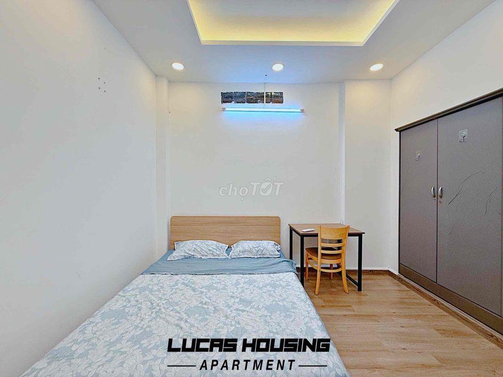 PHÒNG BAN CÔNG 35m2, FULL NT MÁY GIẶT RIÊNG , GẦN NGUYỄN VĂN TRỖI