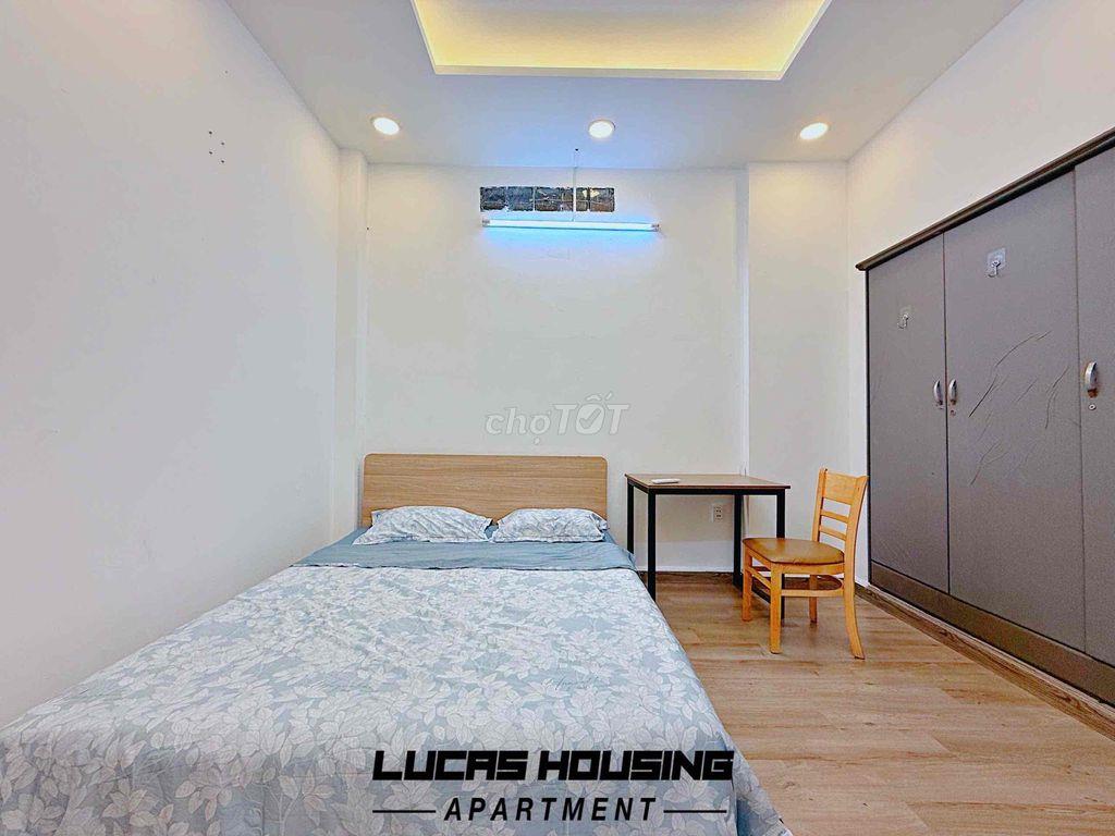 PHÒNG BAN CÔNG 35m2, FULL NT MÁY GIẶT RIÊNG , GẦN NGUYỄN VĂN TRỖI
