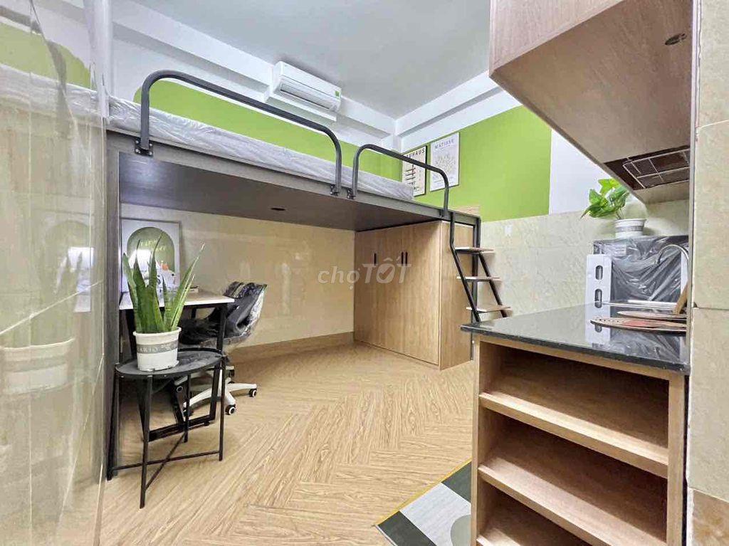 🔥PHÒNG GÁC NHÀ MỚI THANG MÁY ĐẦY ĐỦ NỘI THẤT NGAY KHU SÂN BAY