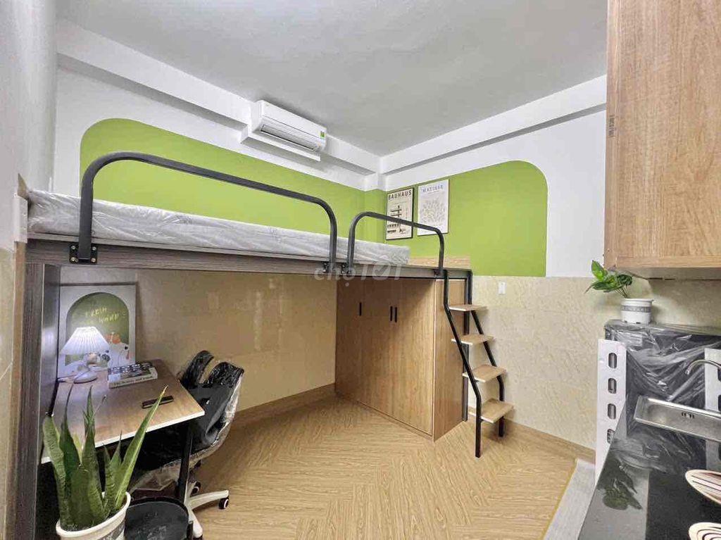 🔥PHÒNG GÁC NHÀ MỚI THANG MÁY ĐẦY ĐỦ NỘI THẤT NGAY KHU SÂN BAY