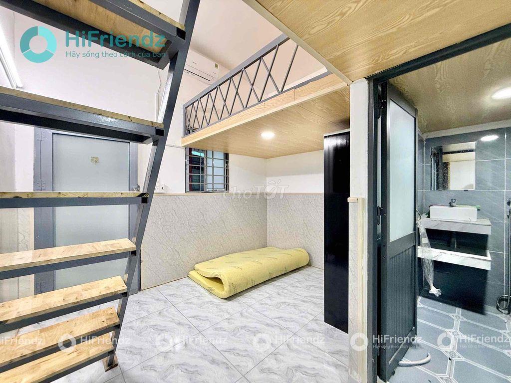 🔥PHÒNG GÁC NHÀ MỚI ĐẦY ĐỦ NỘI THẤT GIÁ RẺ NGAY HỒ VĂN HUÊ
