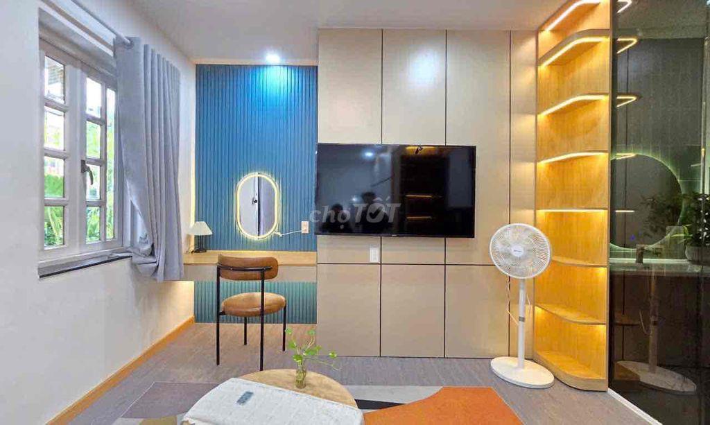 🔥1PN SÂN VƯỜN NGAY HOÀNG SA FULL NT LUXURY CỰC XINH