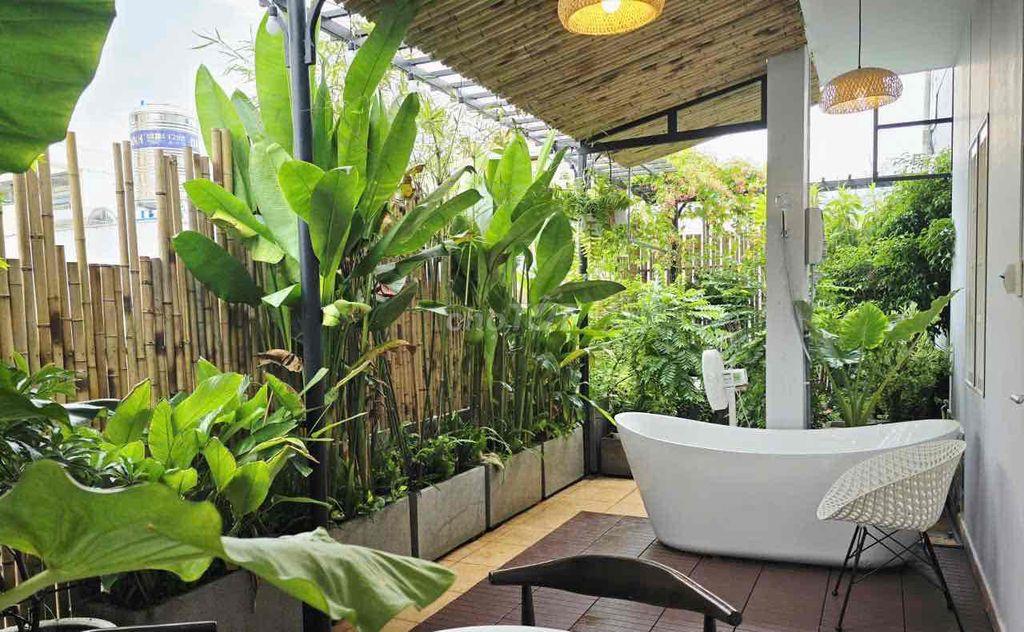 🔥1PN SÂN VƯỜN NGAY HOÀNG SA FULL NT LUXURY CỰC XINH