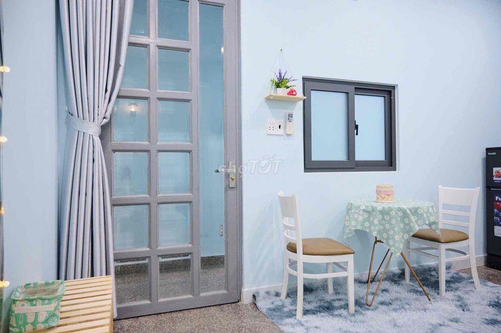 Studio Full Nội Thất Máy Giặt Riêng Ngay Khu Nguyễn Kiệm