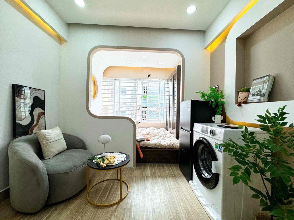 Căn Hộ 1PN Tách Bếp , Full Nội Thất Hiện Đại , Ngay Vạn Hạnh Mall Q10