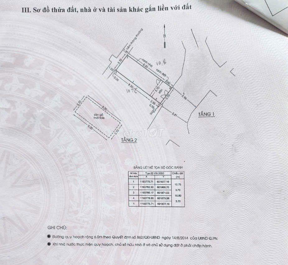 Bán Gấp Nhà MTKD Phú Nhuận, 40m2, 6PN/7WC, 5 tầng, HĐT Thuê 30tr