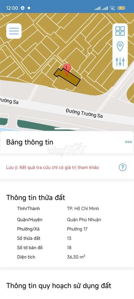 bán nhà mặt tiền Trường Sa , ngay ngả 3