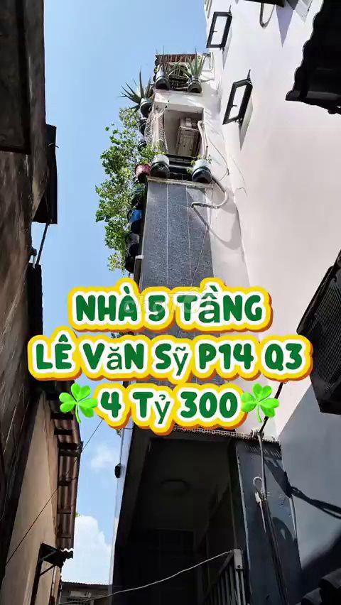 Bán Nhà 5 Tầng Lê Văn Sĩ, Quận 3
