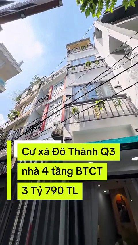 Bán nhà 4 tầng Quận 3 đẹp, giá hợp lý, chính chủ