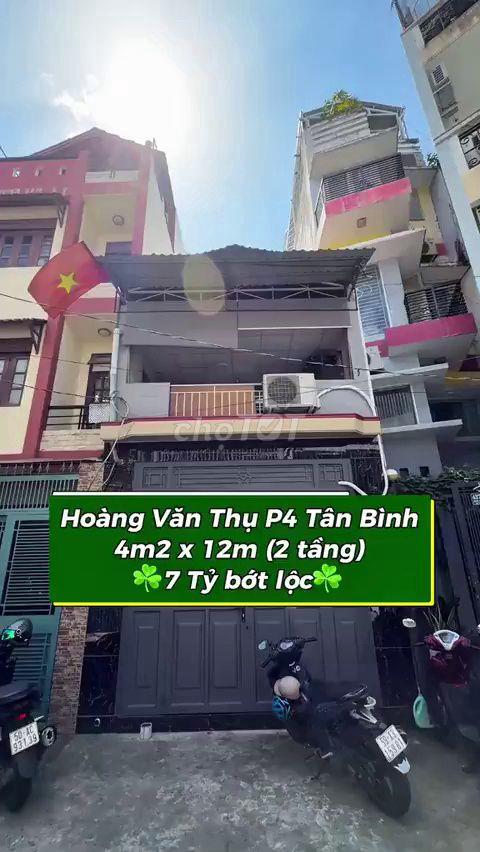 Bán nhà Hoàng Văn Thụ, P4, Tân Bình, 4.2x12m, 7 Tỷ