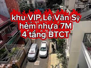 Bán nhà hẻm Lê Văn Sỹ cực đẹp, xem ngay chốt liền