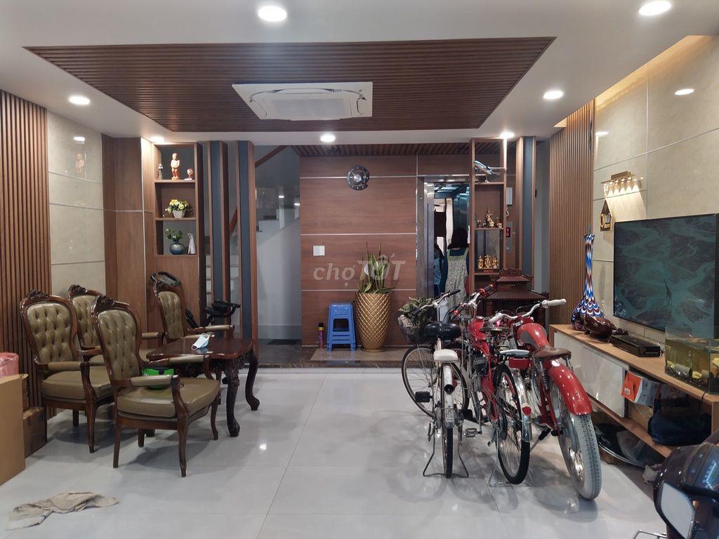 Cho thuê nhà hẻm xe hơi kinh doanh được. 5m x 18m. 1 lửng, 2pn.