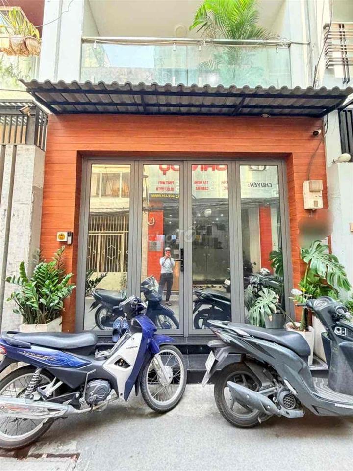 BÁN NHÀ HẺM 5M 3/2 QUẬN 10 DT 4 x 15 51m2 6 TẦNG GIÁ 12.9 TỶ TL