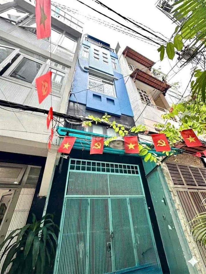 BÁN NHÀ HẼM 4M VƯỜN CHUỐI QUẬN 3 DT 3 x 8 24m2 5 TẦNG GIÁ 5.85 TỶ TL
