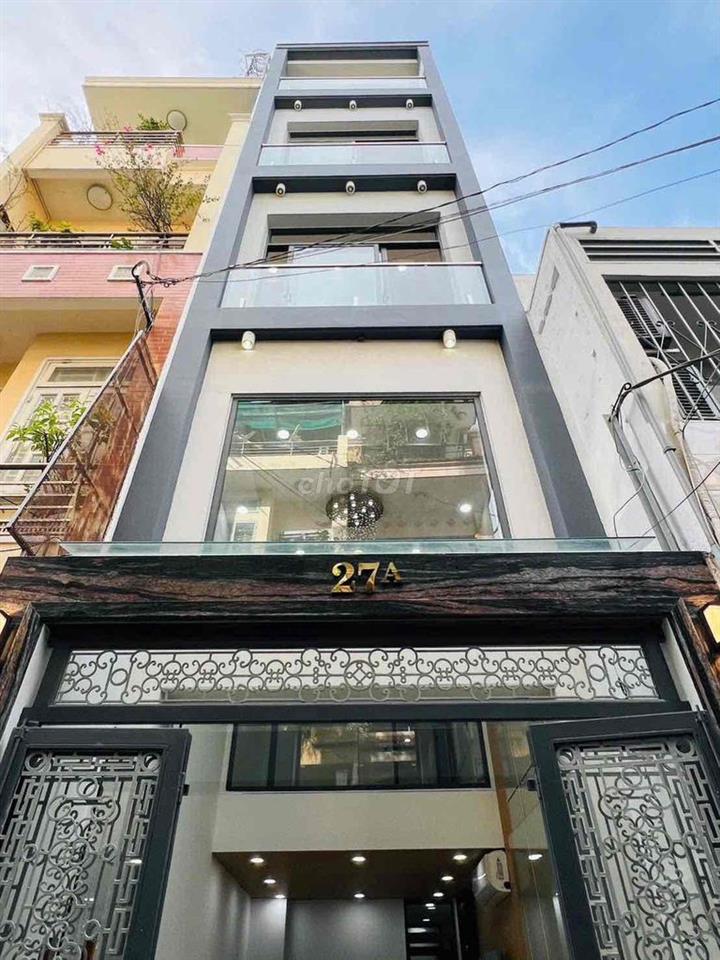 BÁN NHÀ HẺM 4M CMT8 QUẬN 3 DT 3.2 x 12 33m2 5 TẦNG GIÁ 8.9 TỶ TL