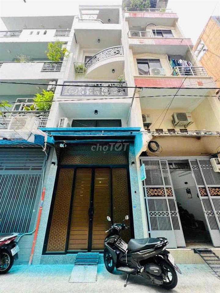 BÁN NHÀ HẼM XE HƠI NGUYỄN ĐÌNH CHIỄU Q3 DT 3.5 x 10 35m2 5 TẦNG 10.9 T