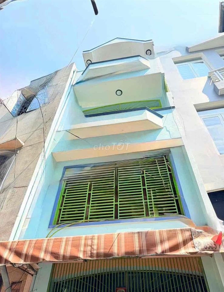 BÁN NHÀ HẺM 5M VƯỜN CHUỐI QUẬN 3 DT 3.1m x 11m 5 TẦNG GIÁ 8.3 TỶ TL