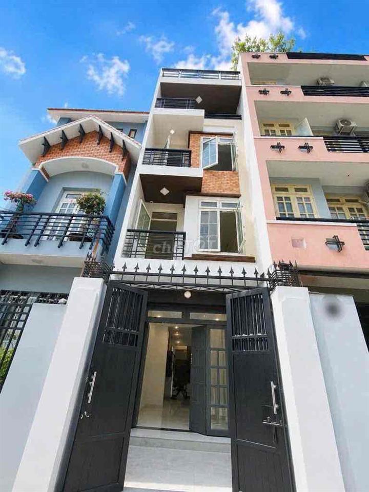 BÁN NHÀ HẼM XE HƠI TÔ HIẾN THÀNH Q10 DT 3.7 x 15 55m2 4 TẦNG  14.7 TỶ