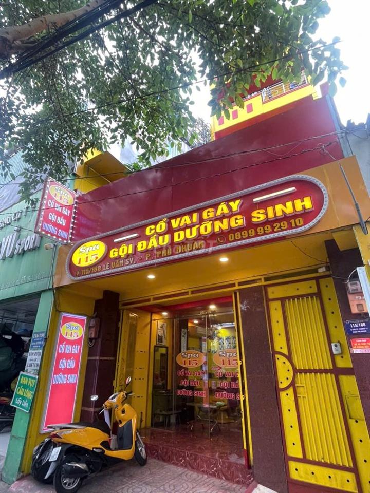 Cho thuê MB Lê Văn Sỹ làm tiệm tóc, massage, có sẵn ghế giường mới.