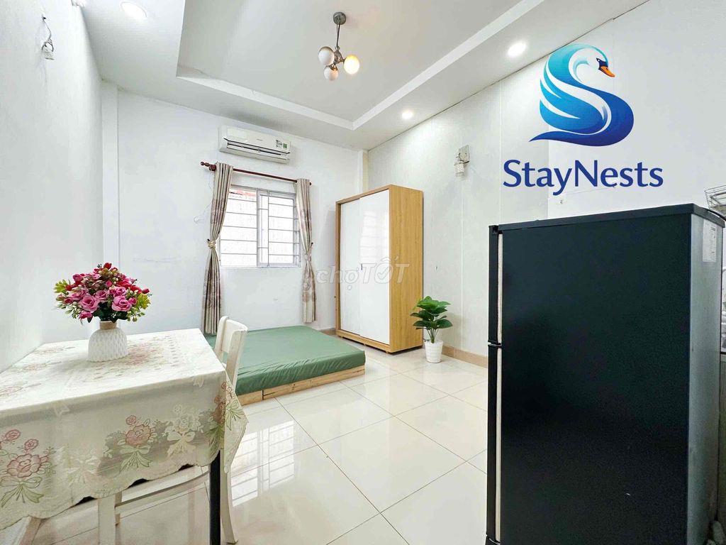 CHO THUÊ PHÒNG TRỌ CỬA SỔ FULL NỘI THẤT GẦN NGAY HỌC VIỆN HÀNG KHÔNG
