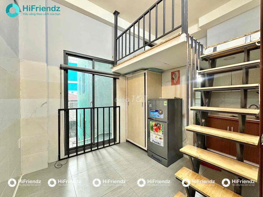 CHO THUÊ PHÒNG TRỌ GÁC STUDIO CỬA SỔ FULL NỘI THẤT GIÁP QUẬN 10 GIÁ RẺ