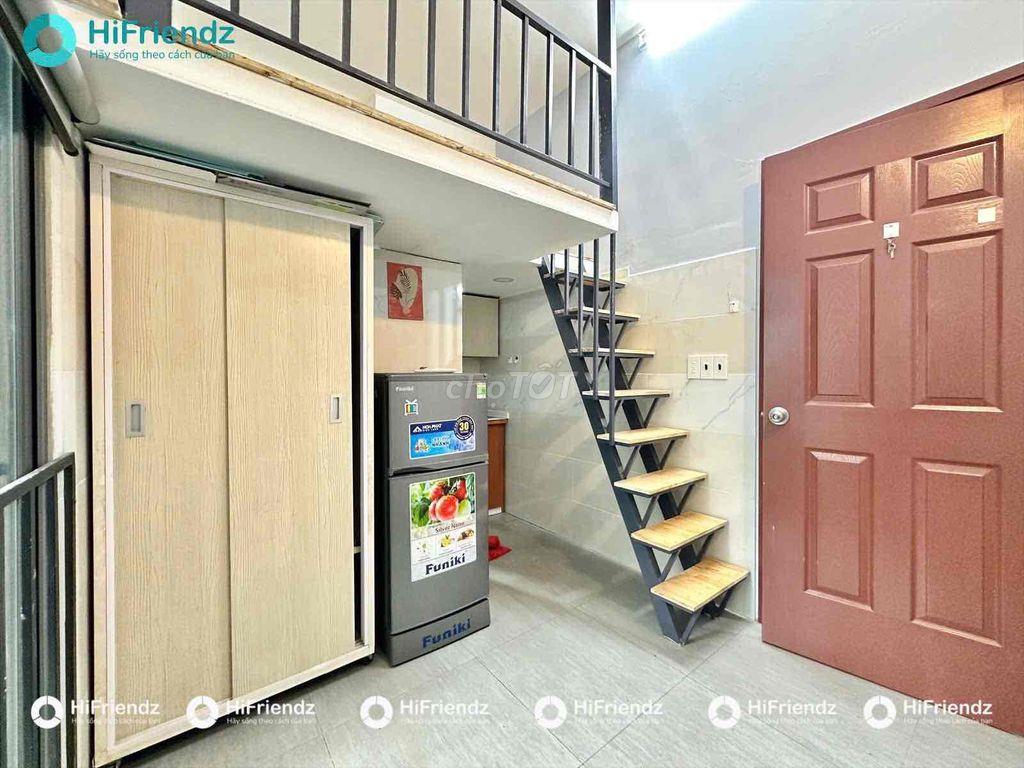 CHO THUÊ PHÒNG TRỌ GÁC STUDIO CỬA SỔ FULL NỘI THẤT GIÁP QUẬN 10 GIÁ RẺ