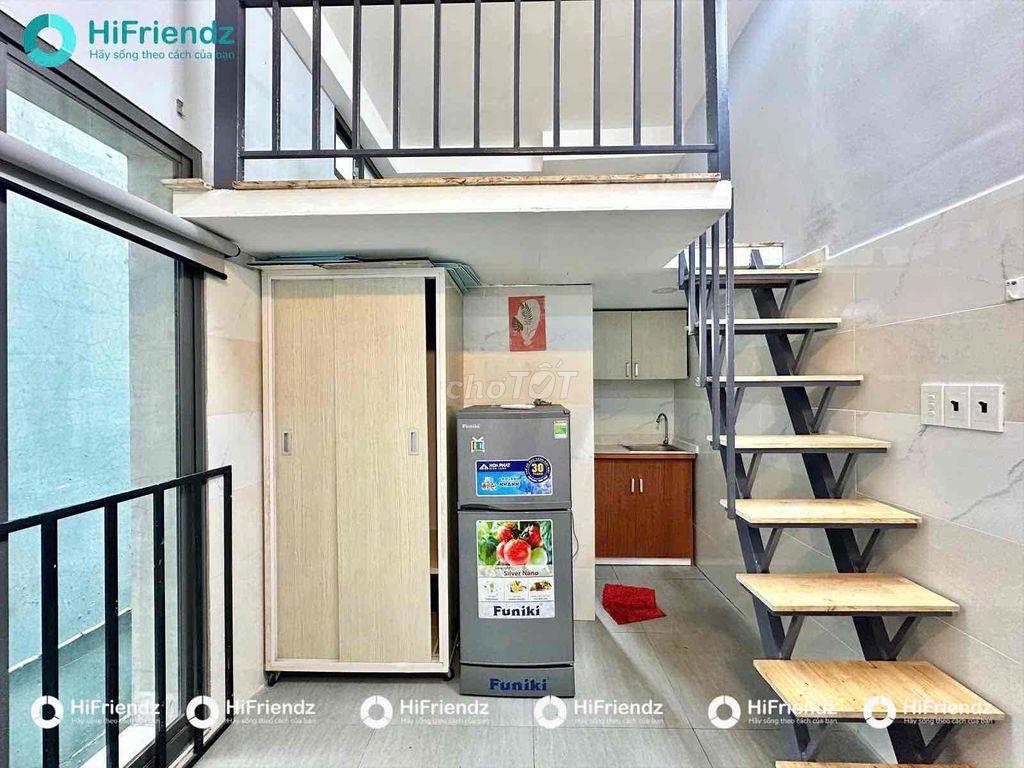 CHO THUÊ PHÒNG TRỌ GÁC STUDIO CỬA SỔ FULL NỘI THẤT GIÁP QUẬN 10 GIÁ RẺ