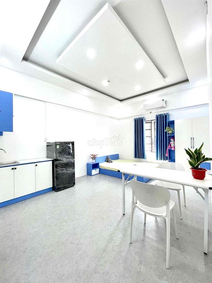 CHO THUÊ CĂN HỘ STUDIO CỬA SỔ TRỜI RỘNG 30m2 FULL NỘI THẤT MỚI