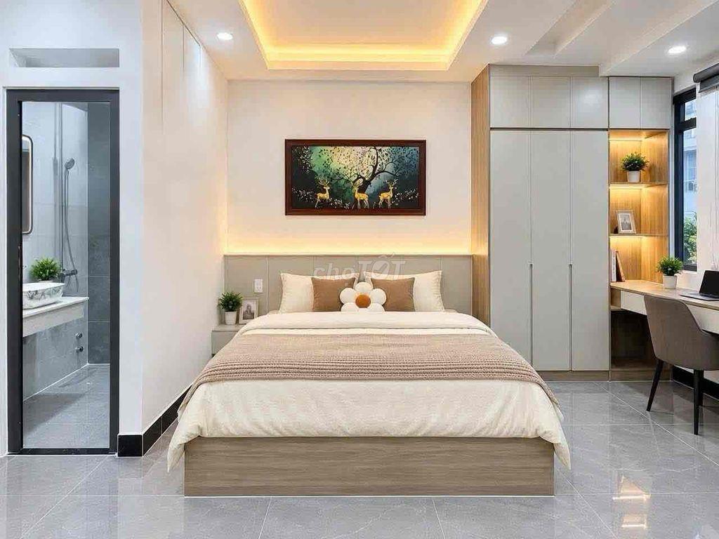 🔥CHO THUÊ CĂN HỘ MINI BAN CÔNG NGAY CỘNG HOÀ - NHÀ MỚI FULL NỘI THẤT