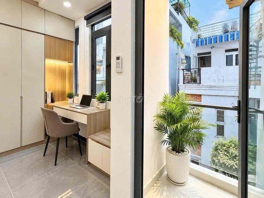 🔥CHO THUÊ CĂN HỘ MINI BAN CÔNG NGAY CỘNG HOÀ - NHÀ MỚI FULL NỘI THẤT