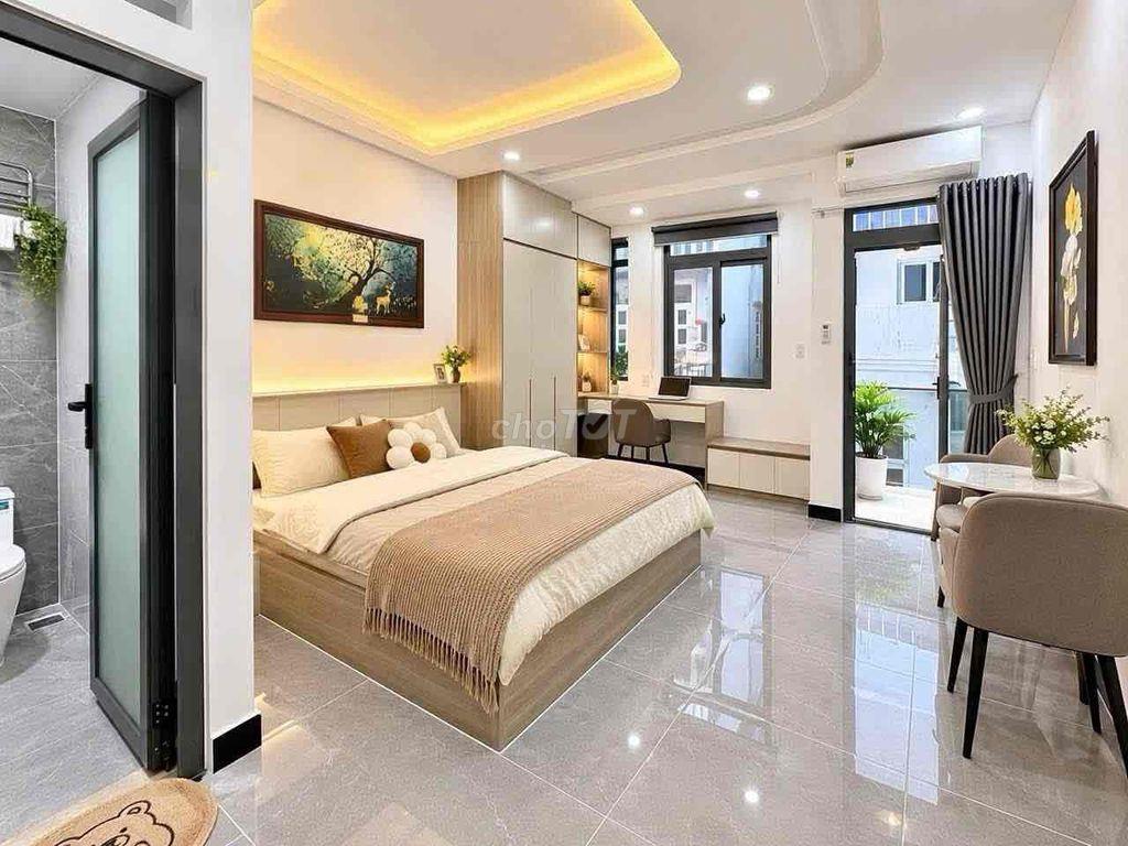 🔥CHO THUÊ CĂN HỘ MINI BAN CÔNG NGAY CỘNG HOÀ - NHÀ MỚI FULL NỘI THẤT