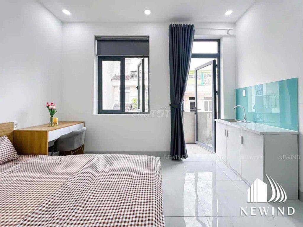 THUÊ PHÒNG STUDIO CÓ BAN CÔNG FULL NỘI THẤT TẠI KHU VỰC ÂU CƠ,BẢY HIÊN